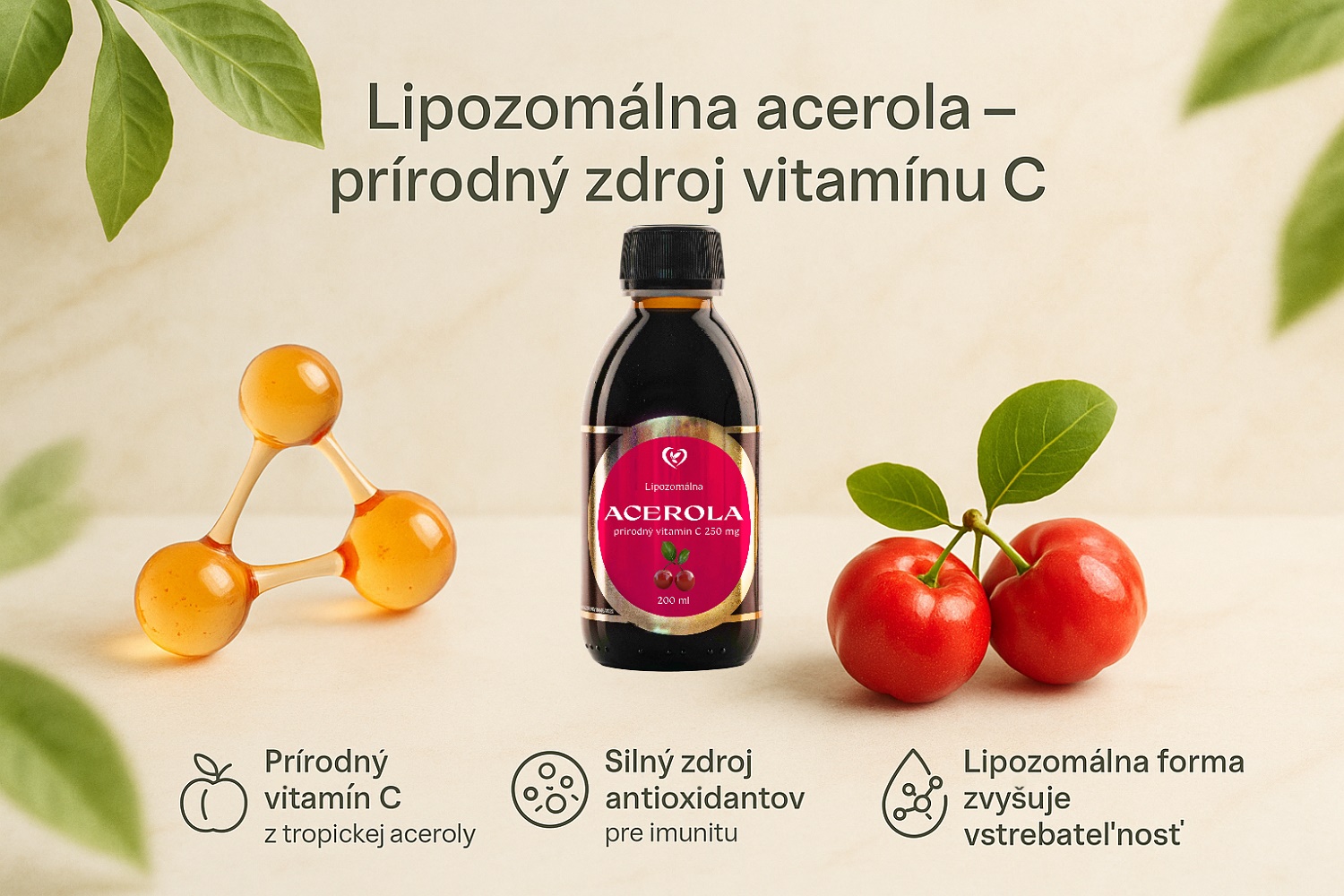 Zdravy svet lipozomalna acerola popis